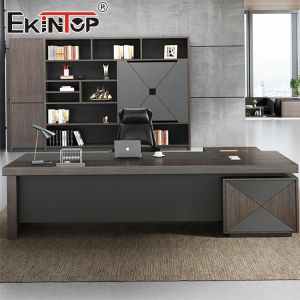 High-Quality L-Shaped Office Desk CEO Table Business Style Unique Desk