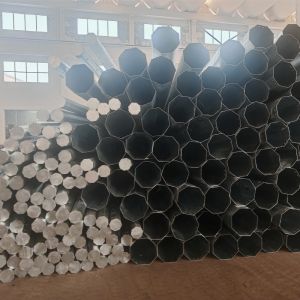 China 35FT Octagonal Zinc Steel Galvanized Pole With Nea Standard For Electricity Distribution on sale