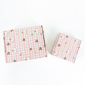 Custom Plated Lvory Board Box Folding Airplane Paper Box for Thank You Gift