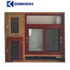 Simple Latest Design Glass Alloy Horizontal Slide Windows With Aluminum