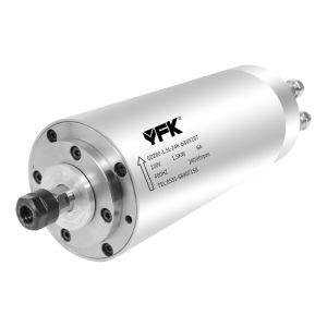 YFK GDZ 1.5KW ER11 ER16 Diameter 80 Water-Cooled Spindle Motor for Manufacturing