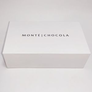 Ivory Cardboard Chocolate Packaging Gift Boxes Fancy Paper Drawer Box White