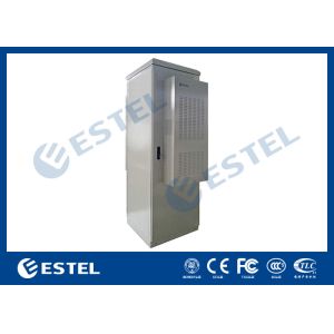 Aluminum Double Wall Outdoor Telecom Cabinet IP55 1 Unit PDU With Front Rear