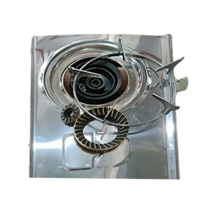 High End Home Dual Burner Gas Stove Stainless Steel Design Combines Style And