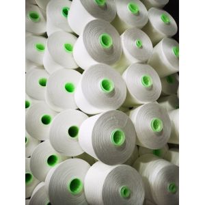 High Tenacity Virgin White Polyester Yarn AA GRADE Evenness for industrial