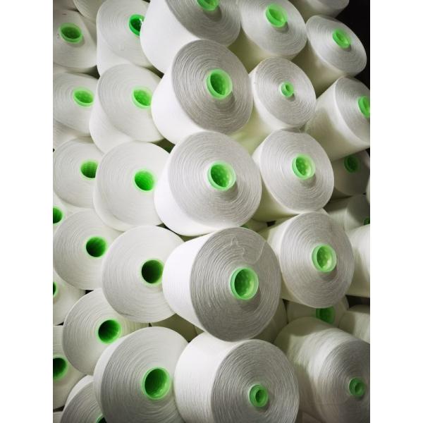 High Tenacity Virgin White Polyester Yarn AA GRADE Evenness for industrial
