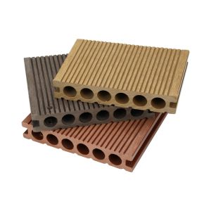 3D Wood Grain Wpc Decking Anti-Slip and Waterproof Composite Decking for Patios and Decks