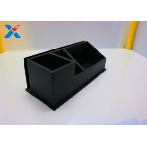 Desktop File Acrylic Desk Organizer For Pencil / Documents Storage