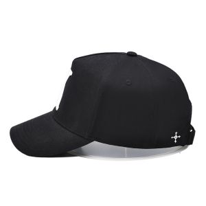 Embroidered Logo Six-Panel Baseball Cap with Constructured Front Panel