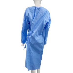 EN1379 Sterilized SMS SMMS SMMMS Disposable Surgery Gown