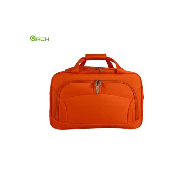 Quality Front Pocket 600D Polyester Classic Red Duffel Travel Bag wholesale