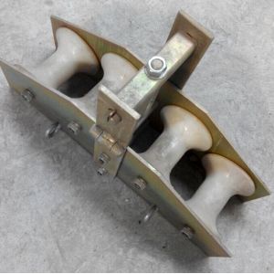 Fiber Optic Cable Tools 20KN Cable Pulley Block for Stringing OPGW Max 22mm
