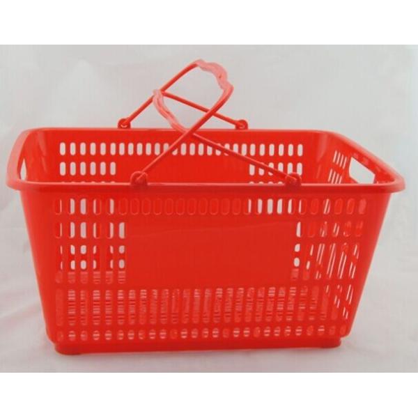 Flexible Plastic Shopping Hand Baskets / Reusable Grocery Shopping Baskets With