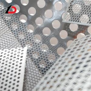 Small Round Hole Perforated Metal Mesh Decoration Aluminum Wire Mesh For