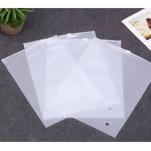 Zipper Slider Clear Pvc Bag For toothbrush bag, Stationery Ruler Set Packaging