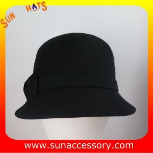 2264 Sun Accessory customized fashion winter wool felt cloche hats ,women hats