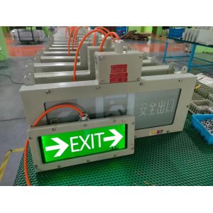 Cheap 50 000 Hour Explosion Proof Emergency Exit LED Lighting With 120 Lumens Per Watt And IP66 Protection for sale