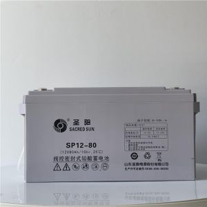 Sacred Sun Rechargeable Lead Acid Battery 12V80Ah for UPS Power and Solar Energy