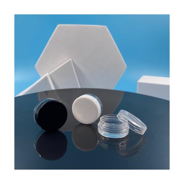Custom Order Round Shape 2.5g 3g 5g Cosmetic Containers Plastic PS Cream Jars