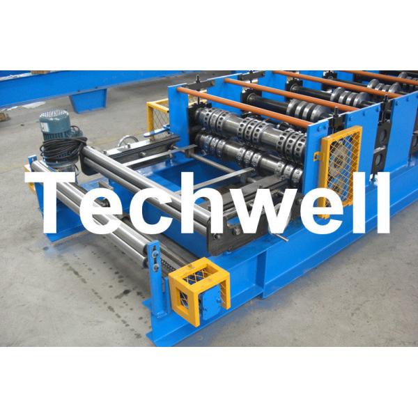 PLC Control Deck Roll Forming Machine For Floor Decking Panel, Metal Decking
