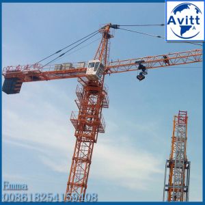 China 5 t QTZ5010 Hammerhead Tower Crane Cost Building Safety Equipments on sale