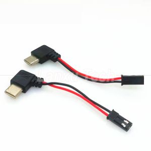 90 Degree Right Angle USB 8 Pin Micro Type C to JST SYP Connector Cable for