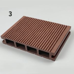 Residential WPC Decking Panel Wood PVC Composite Decking Panel CE