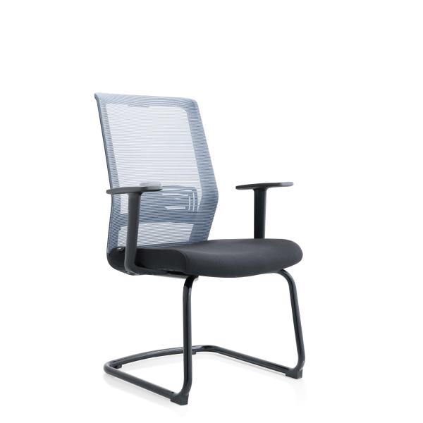Grey Office Mesh Drafting Chair , 3" 300lbs High Swivel Chairs