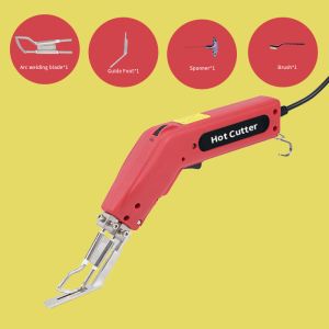Arc Welding Blade Heavy Duty Foam Hot Knife For Cord Fabric 100W