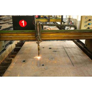 Embedded Punching Laser Cutting Steel Plate For Building Material SGS Approval