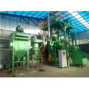 Surface Continuous Treatment 700mm Industrial Shot Blaster Roller Conveyor Type