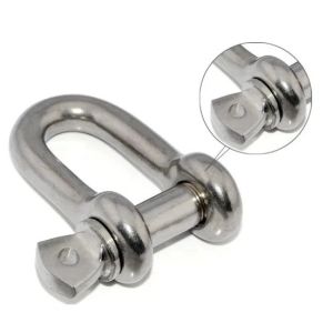 Heavy-Duty Applications Stainless Steel Hardware Rigging Shackle