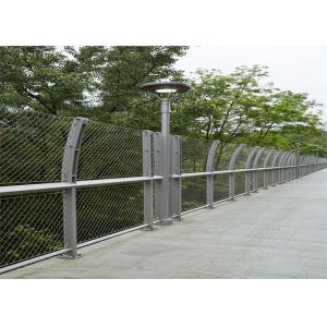 Balustrade Infill Wire Rope Fence Netting 1.2-4.0mm Impact Resistance Cable
