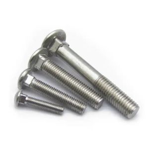 Thread Length 12mm Countersunk Carriage Bolts with 6mm Shank Diameter