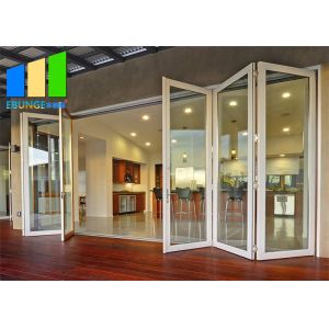 Balcony Aluminium Frame Tempered Bifold Sliding Glass Door And Windows