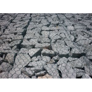 Flexible Stone Mesh Retaining Wall Woven Mesh System Easy Installation