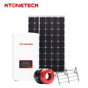 customized 10KW Pv On Grid Solar Kit Monocrystalline Silicon Battery