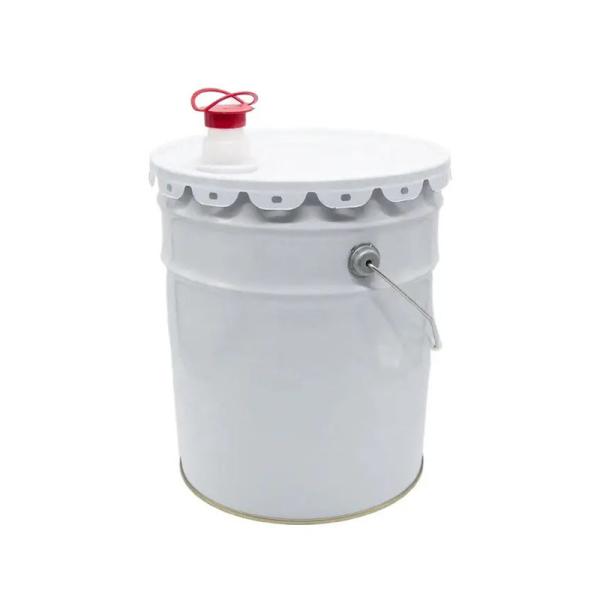 Customized metal paint bucket and lid Rust Resistance and Stackable Design 12-43
