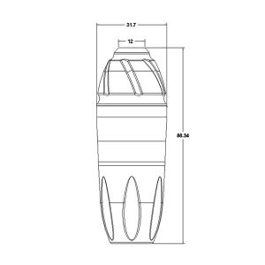 Aluminum Alloy Short Tattoo Pen , Custom Tattoo Machines With 4.2mm Stroke