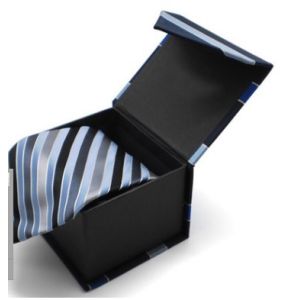 rigid hinged tie packaging box custom bowtie bookshape paper box magnet closure