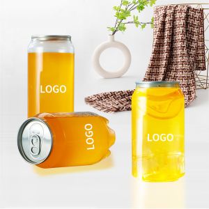 Cheap Lightweight PET Plastic Beverage Bottles 200ml With Pull Tab For Juice Soda Water for sale