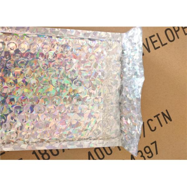 Luxury Holographic Mailing Bags , #000 / 4x8 Shiny Color Padded Packing Envelopes