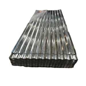 0.15mm-3mm Silver Finish Corrugated Galvanized Steel Sheet for Roof Length as