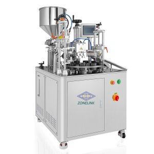 Automatic Aluminum Tube Filling and Sealing Machine for Cosmetics 1200BPH