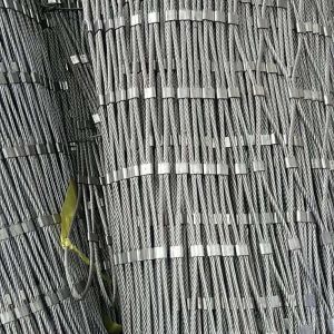 1.5mm Thickness SS 316 Wire Rope Fence Stainless Steel Rope Mesh For Zoo