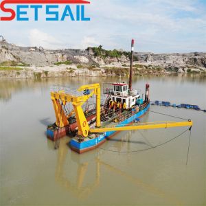 6 Inch Cutter Suction Dredging Boat with Good Capacity and Sand Pump 1 Set Min