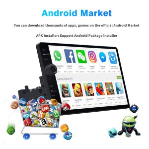 Dashboard Placement Car Radio with OLED Screen and MP5 Multimedia DVD Player