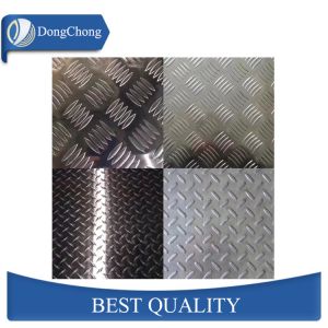 China Plain Aluminium Stucco Embossed Sheet , 5 Bar Aluminum Diamond Plate Decorating on sale