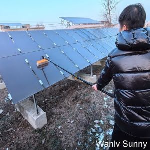 High Altitude Cleaning PV Panel Brush with 55 Cm Widened Head and Lightweight