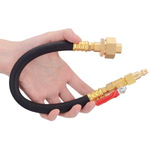 1/4'' RV Winterizing Brass Tee Fitting Round Head Code